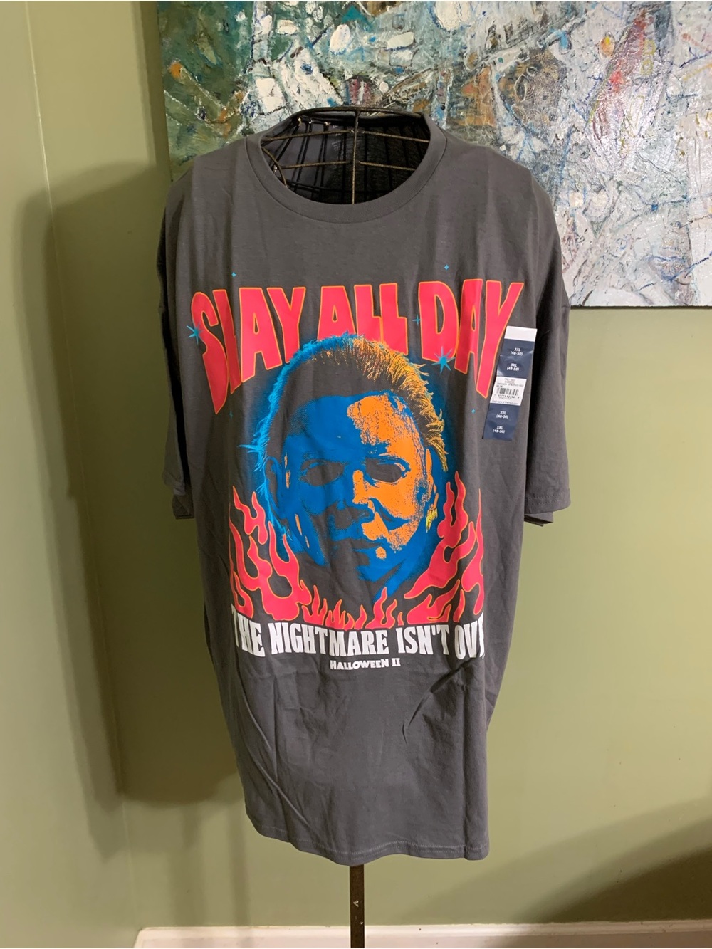 Michael Myers Halloween2 T-shirt in size 3XL. NWT.